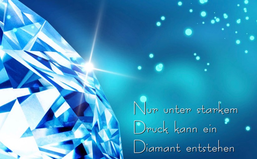 Nur unter starkem Druck kann ein Diamant entstehen – Was uns diese Zeit sagen&nbsp;will